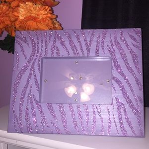 Purple Zebra Picture Frame